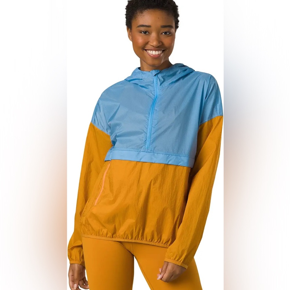 NWT prAna windbreaker half-zip